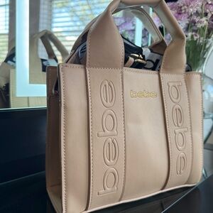 Bebe Beige Women's Tote Bag